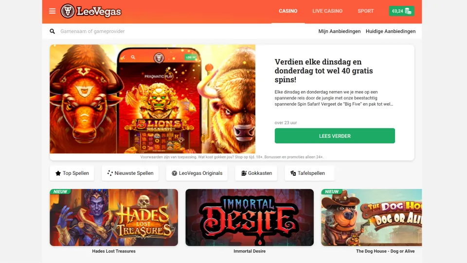 LeoVegas | Expert Review met de beste bonus